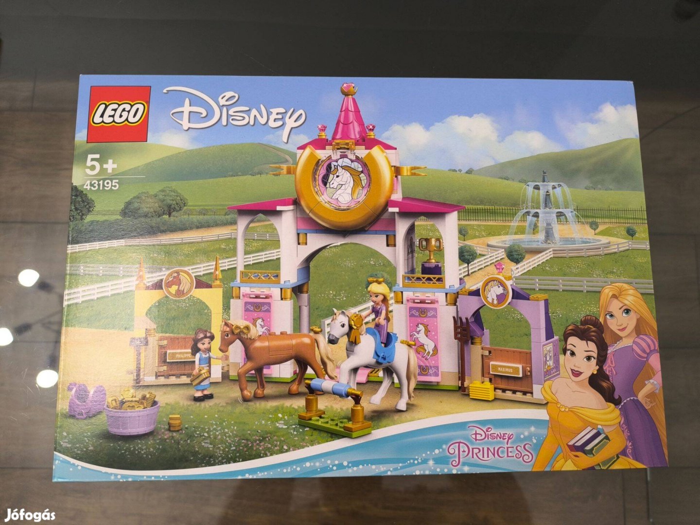 Új! Bontatlan! LEGO Disney 43195 Belle és Aranyhaj királyi istállói