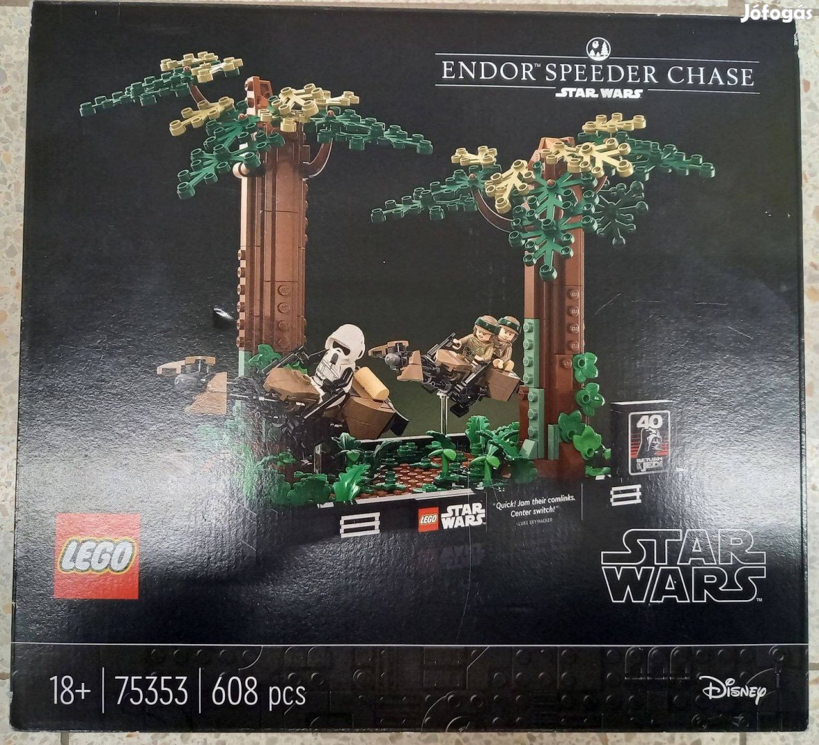 Új! Bontatlan! LEGO Star Wars - Endor sikló üldözés dioráma, 75353