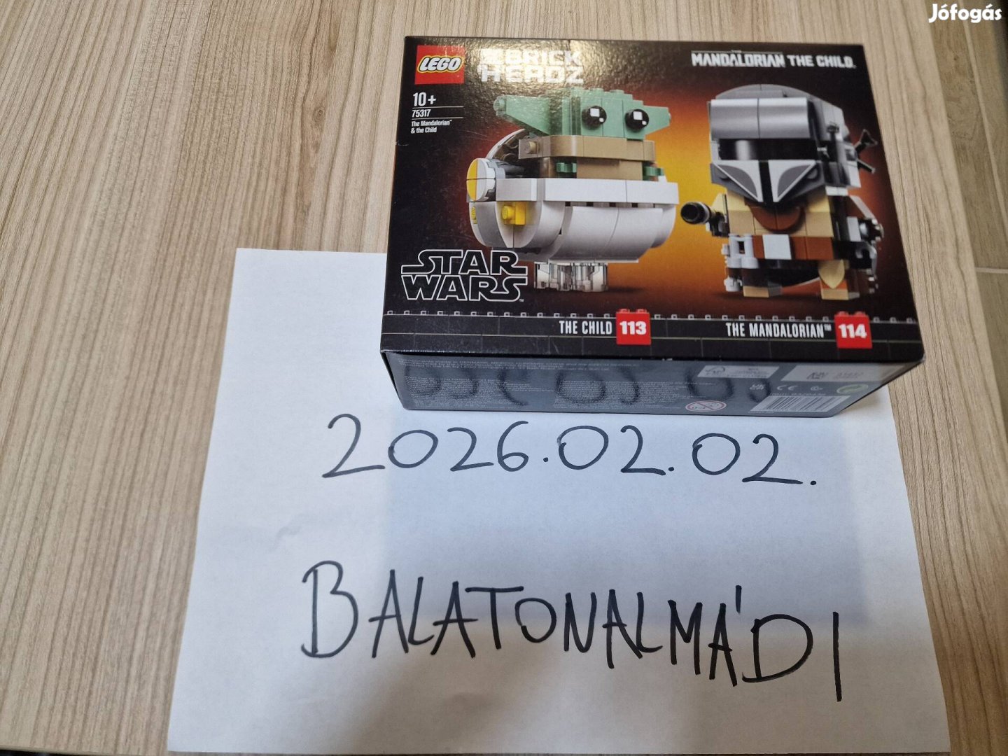 Új! Bontatlan! Lego Brickheadz Star wars 75317 Mandalóri és
