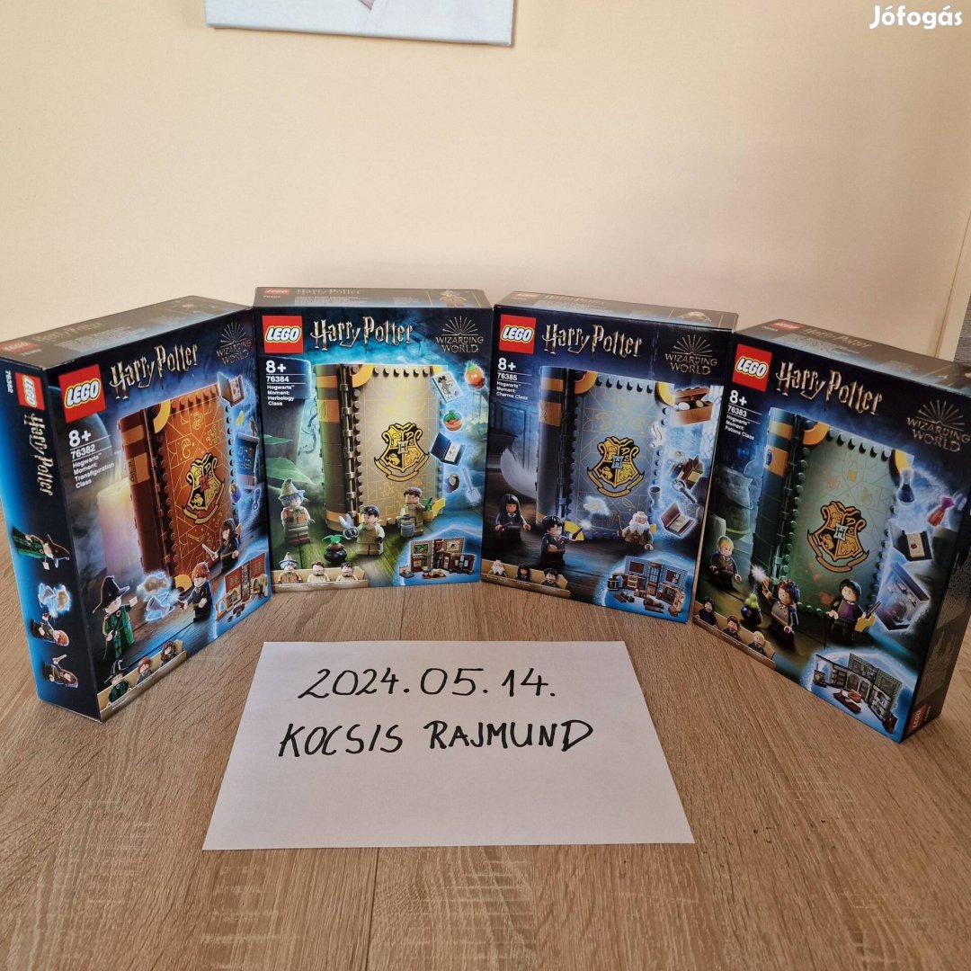 Új! Bontatlan! Lego Harry potter 76384 + 76382 + 76383 + 76385