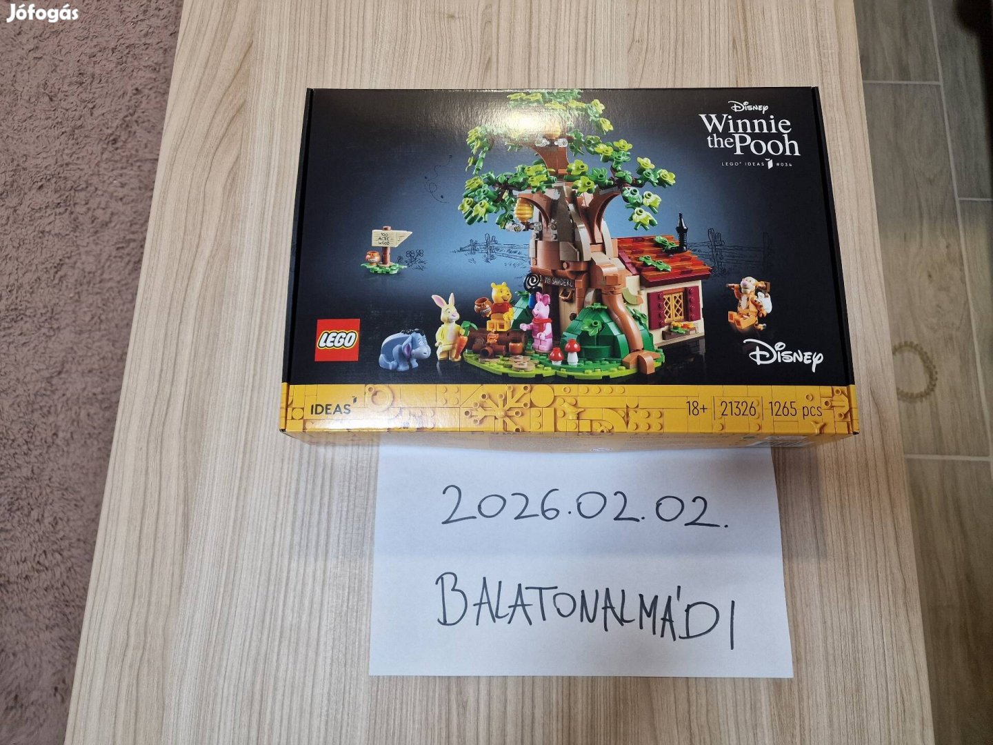 Új! Bontatlan! Lego Ideas 21326 Micimackó