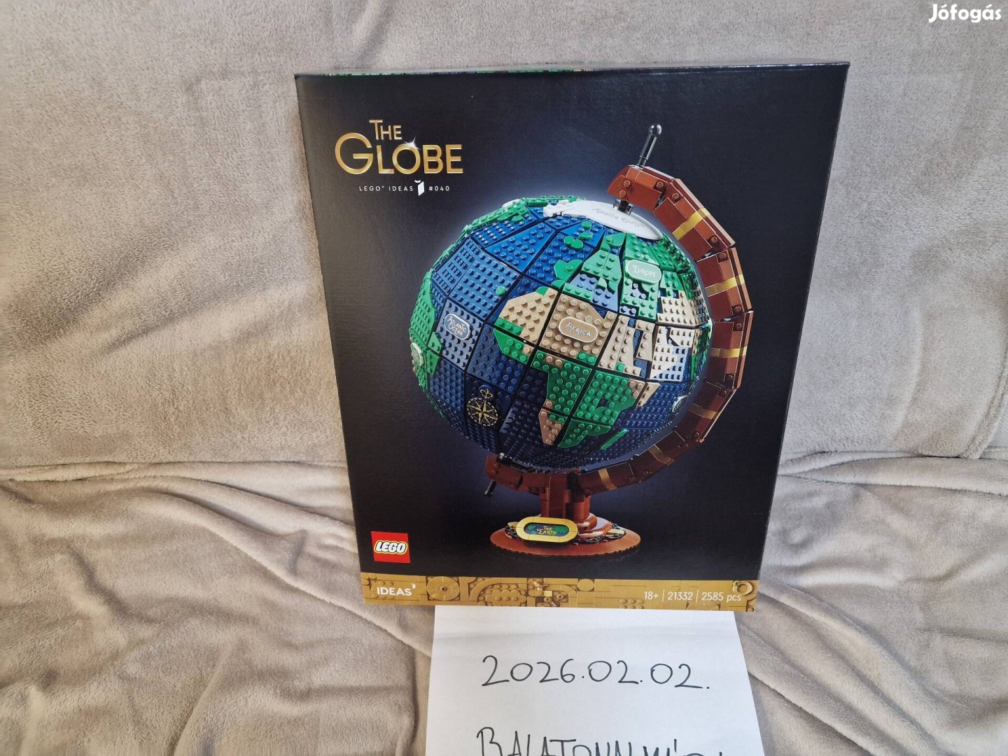 Új! Bontatlan! Lego Ideas Földgömb 21332