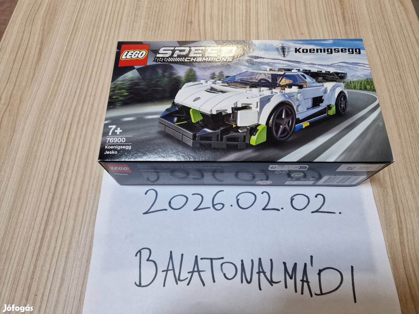 Új! Bontatlan! Lego Speed Champions 76900 Koenigsegg Jesko