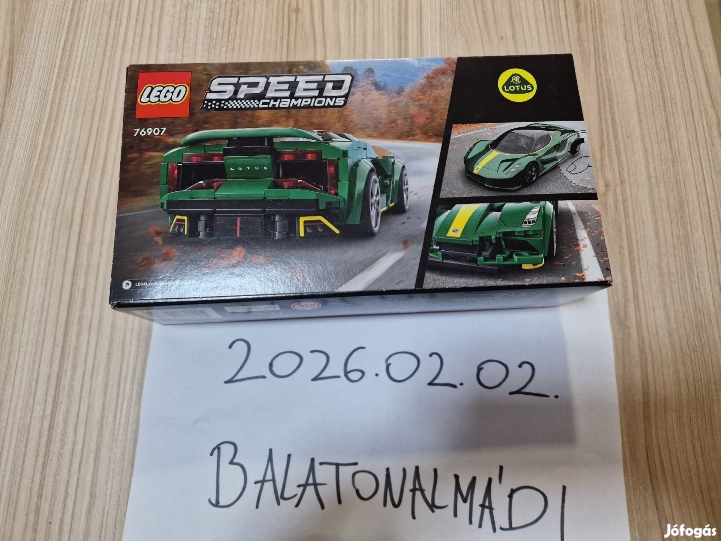 Új! Bontatlan! Lego Speed Champions 76907 Lotus Evija