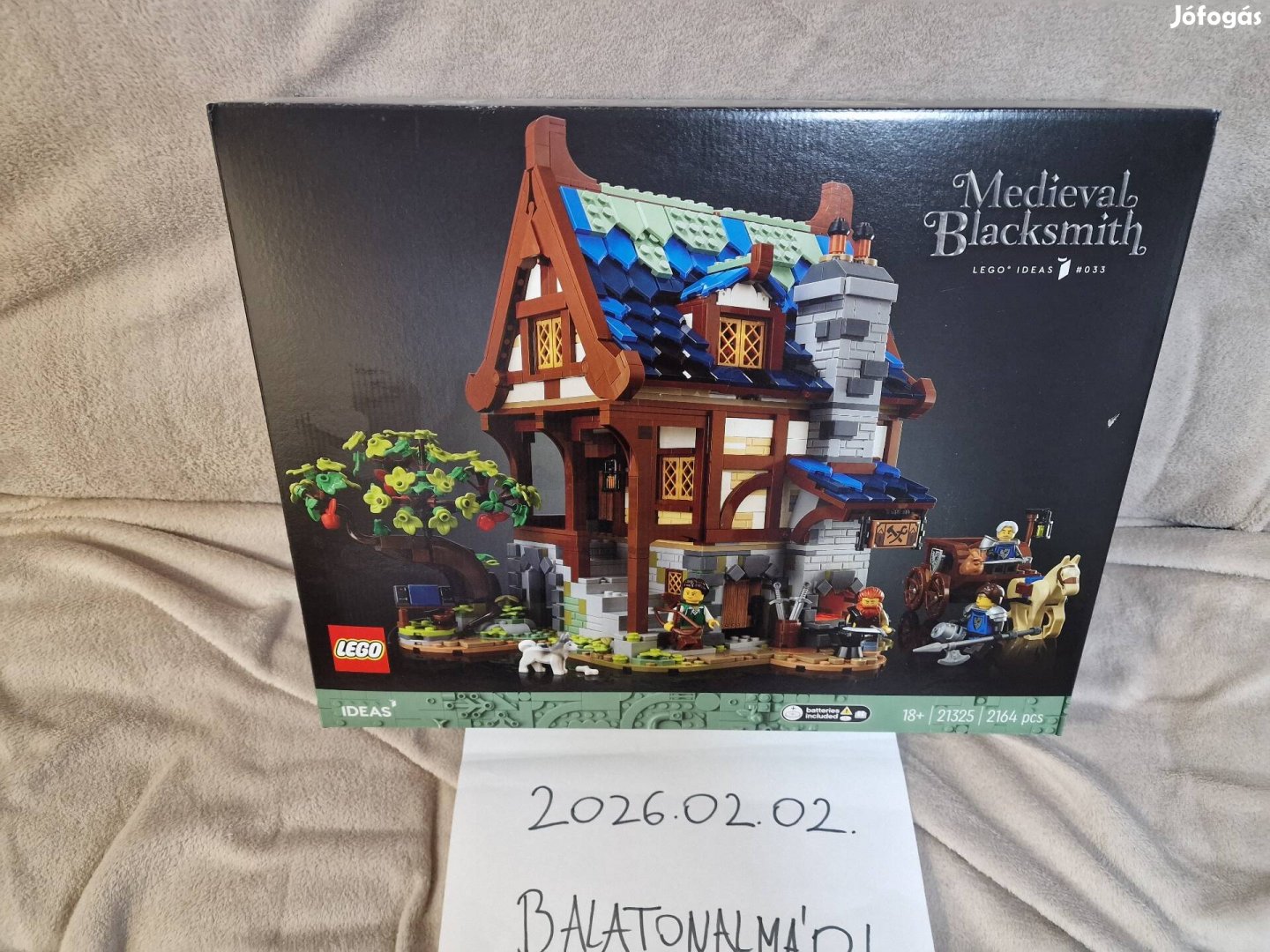 Új! Bontatlan! Lego ideas 21325 Középkori kovács