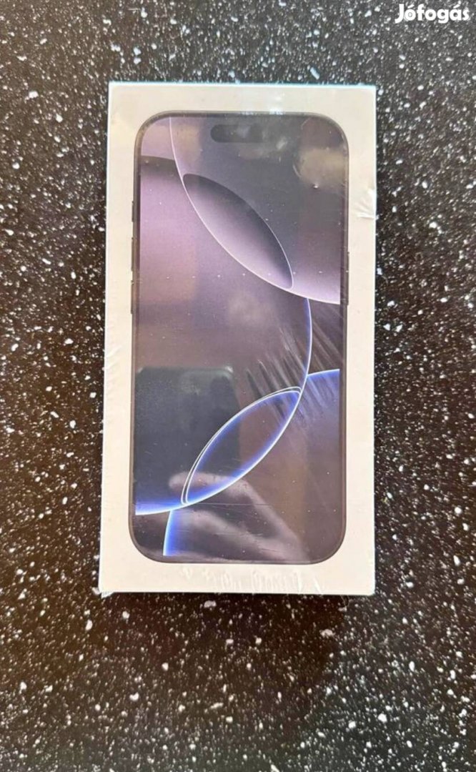 Új, Bontatlan iphone 16 pro fekete