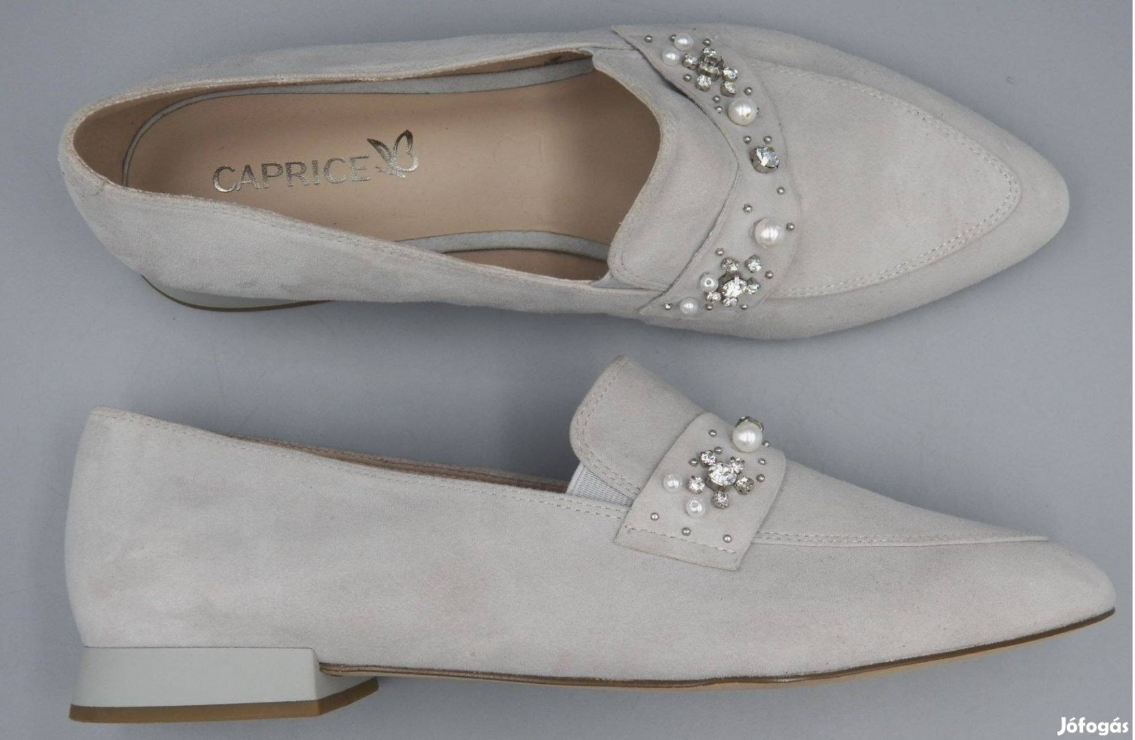 Új! Caprice velúrbőr loafer, 41 -es