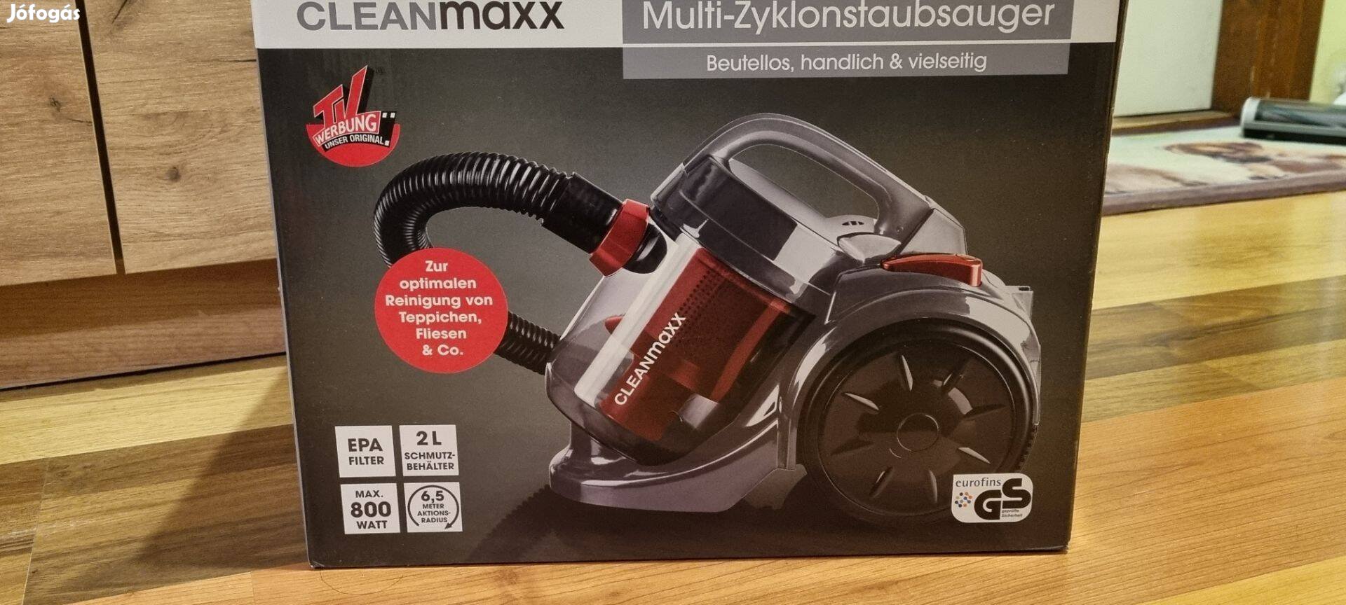 Új! Cleanmaxx multi ciklon porszívó 800W porzsák nélküli 2l