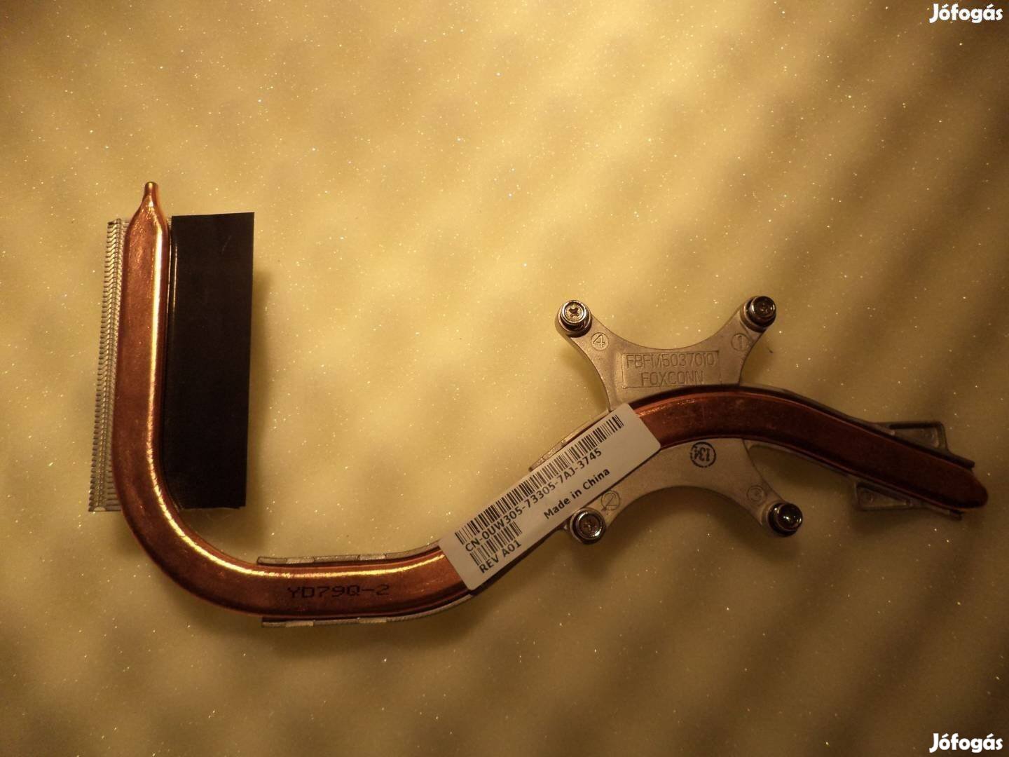 Új! Dell Inspiron 1520 1521 Vostro 1500 Heatsink Hűtés UW305 0UW305