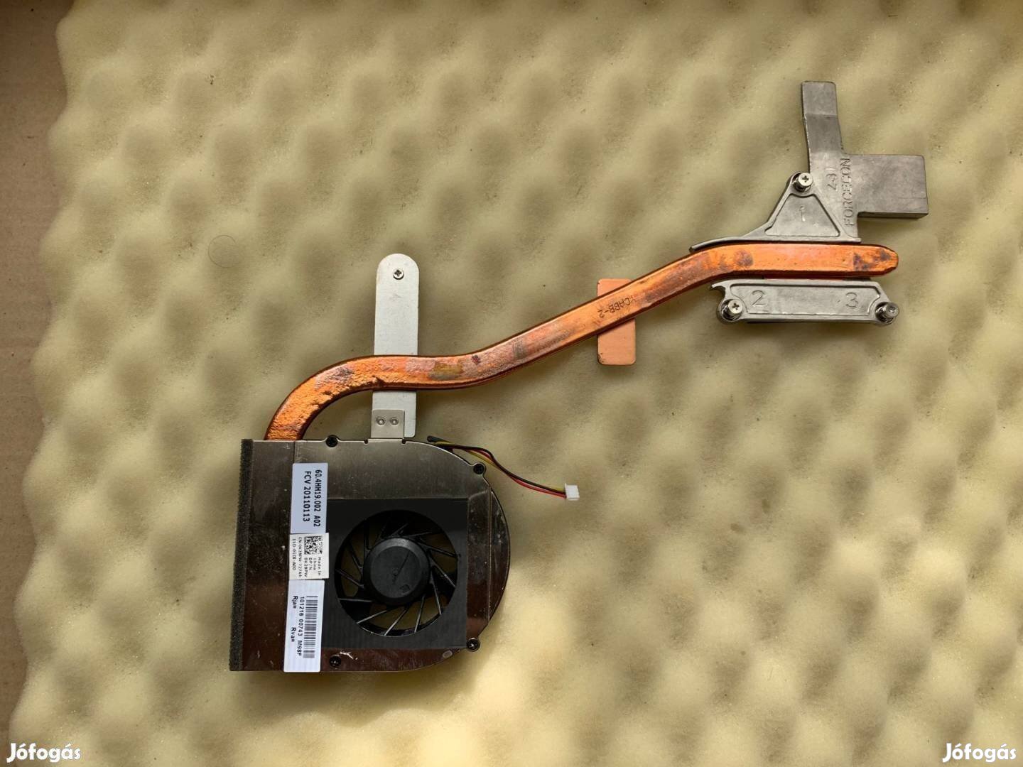 Új! Dell Inspiron 5010 M5010 Heatsink Hűtőborda Ventilátor K28PW 0K28P