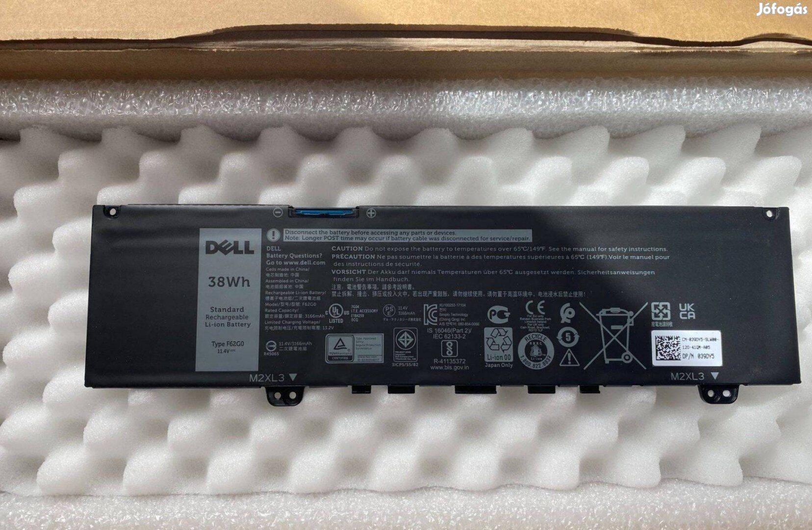 Új! Dell Inspiron 5370 Inspiron 7370 Vostro 5370 akkumulátor F62G0 39D