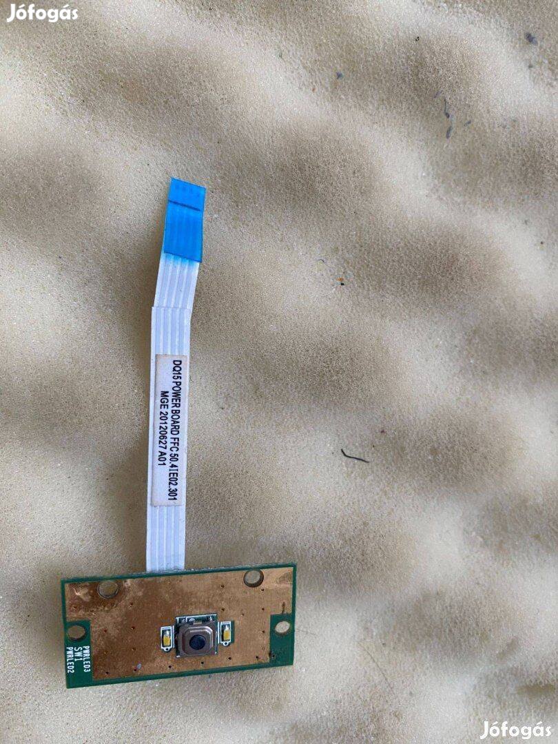 Új! Dell Inspiron N5110 bekapcsoló gomb panel power button 50.4IE02.30