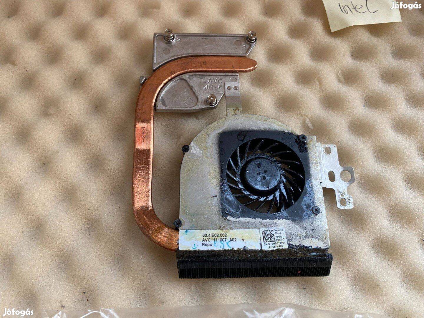 Új! Dell Inspiron N5110 heatsink hűtőborda ventilátor UMA RF2M7 0RF2M7