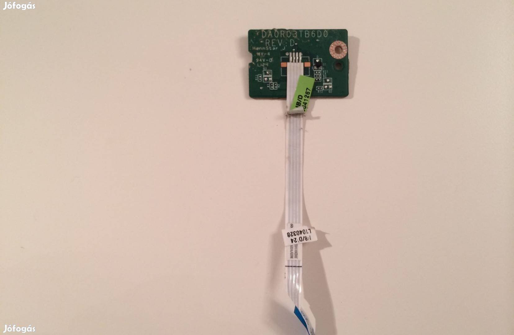 Új! Dell Inspiron N7110 bekapcsoló gomb panel Jpvxy 0Jpvxy DA0R03TB6D0