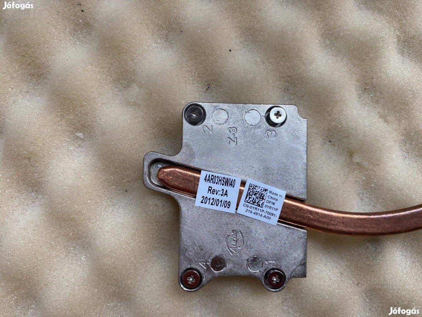 Új! Dell Inspiron N7110 heatsink hűtés UMA bontott YR11P 4AR03Hswi40