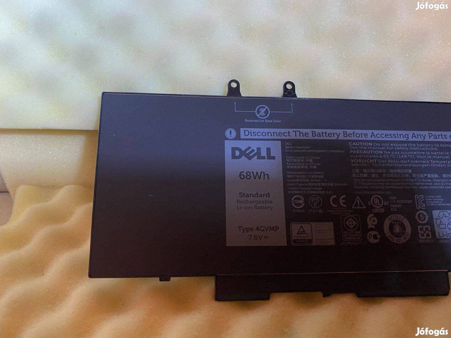 Új! Dell Latitude 5400 5500 Precision 3540 gyári akkumulátor 4Gvmp C5G