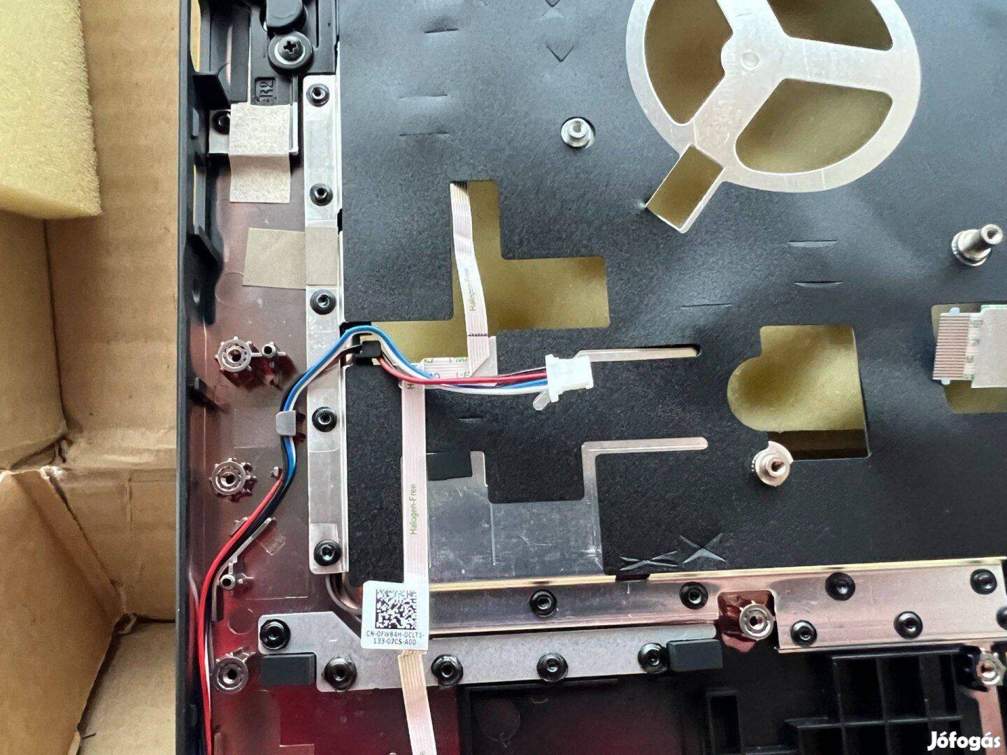 Új! Dell Latitude 5490 palmrest touchpad burkolat dc in