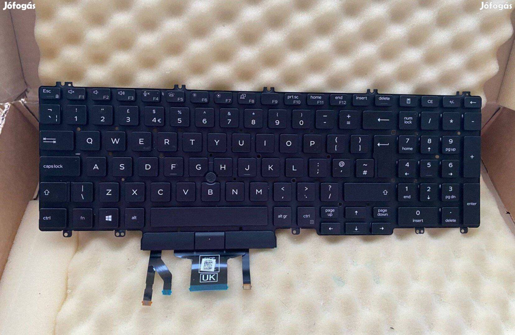 Új! Dell Latitude 5500 5510 5511 világítós angol billentyűzet V35F8 0V