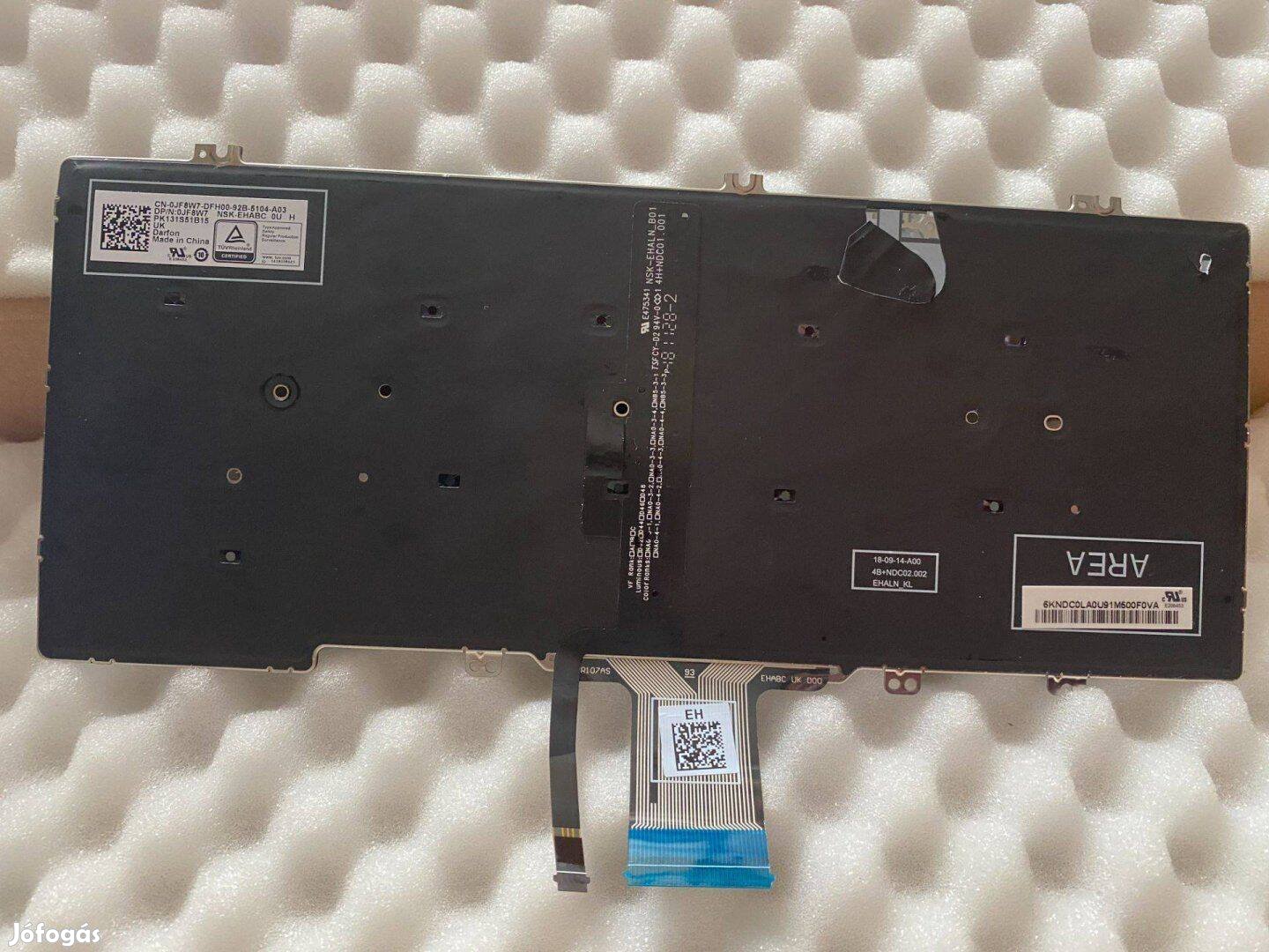 Új! Dell Latitude 7280 5280 7290 5290 7390 angol billentyű világít JF8