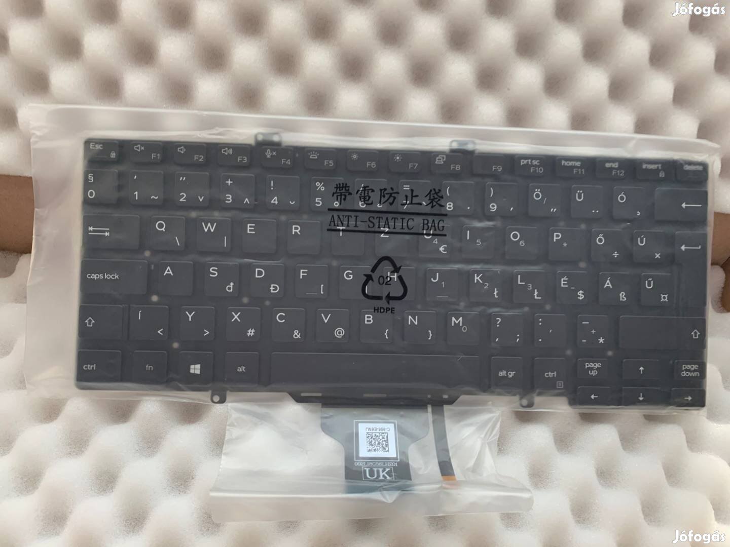 Új! Dell Latitude 7400 világítós magyar billentyű W03TN 0W03TN PK132EE