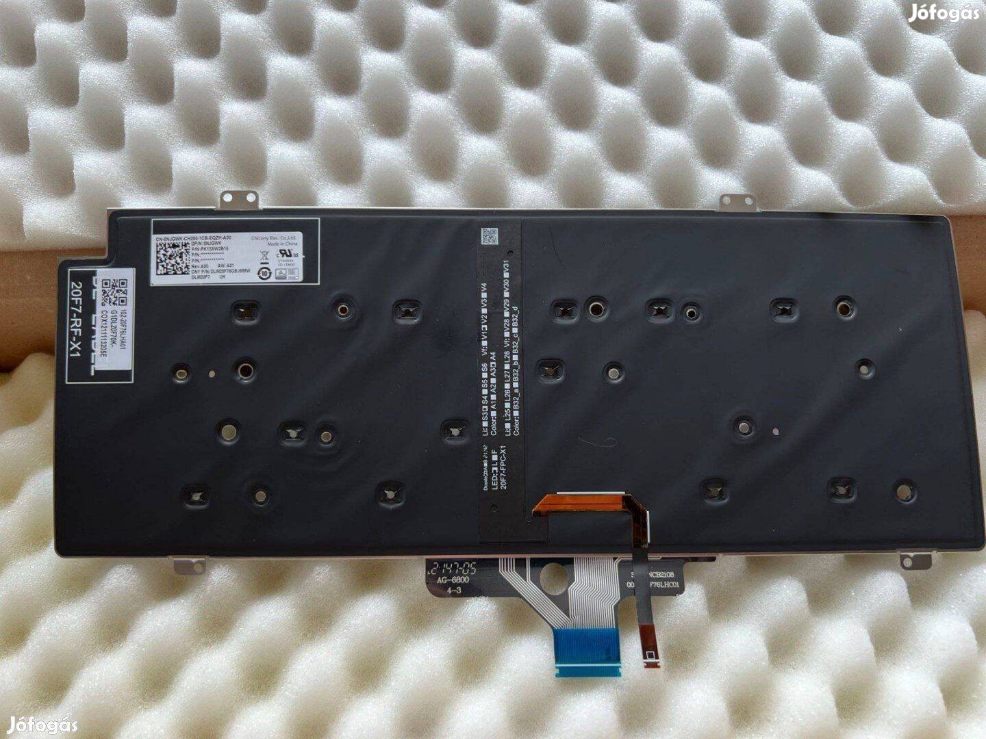 Új! Dell Latitude 7420 világítós angol billentyű 5420 angol Njgwk 0Njg