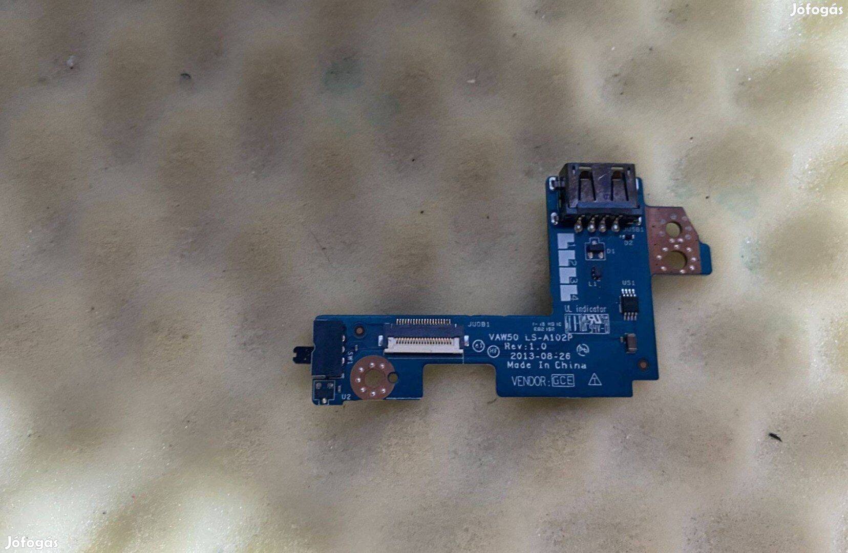 Új! Dell Latitude E5540 USB board wifi kapcsoló LS-A102P E5540 bontott