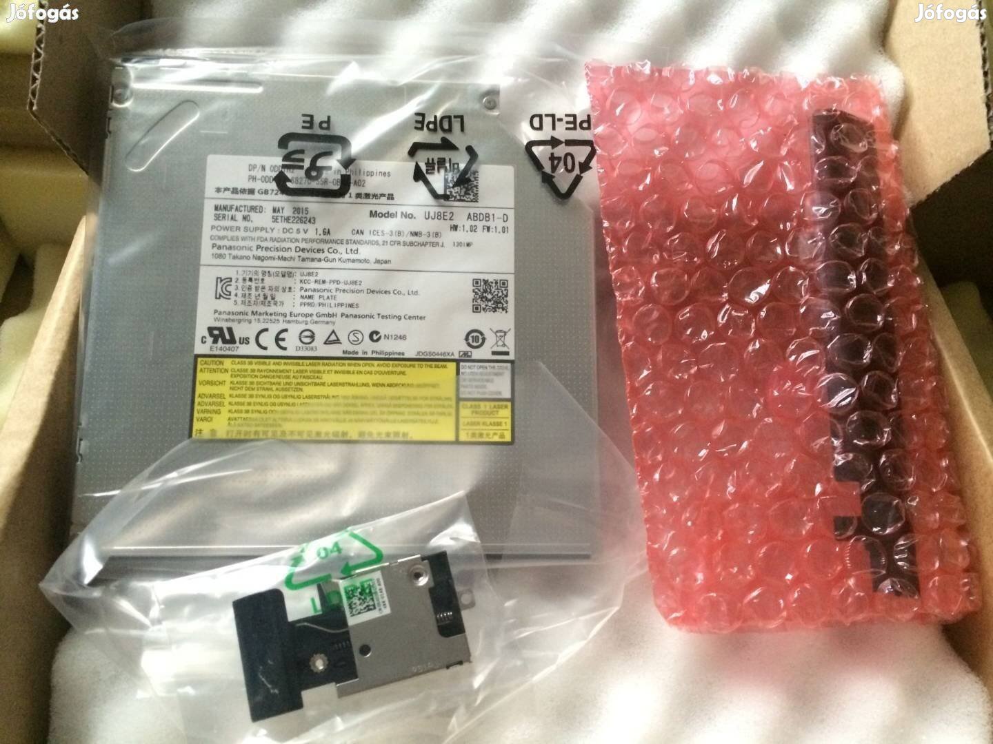 Új! Dell Latitude E6320 E6420 E6530 E6330 E6430 DVD Komplett Előlappal