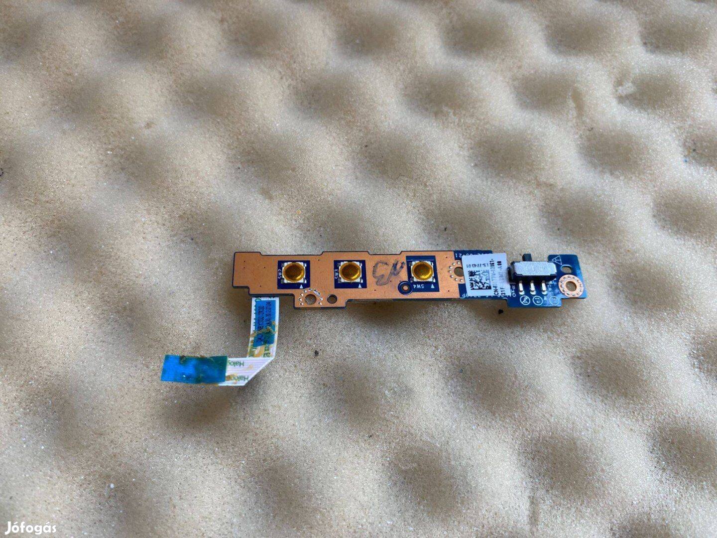 Új! Dell Latitude E6330 media button board bontott 38T7V 038T7V LS-774