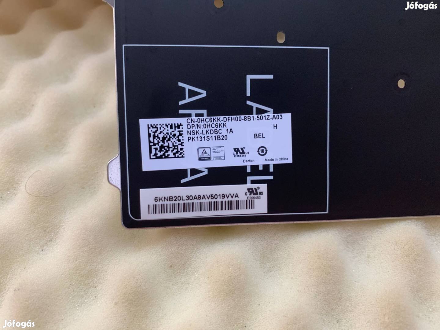 Új! Dell Latitude E7470 E5470 E7480 7490 5490 belga billentyűzet HC6KK