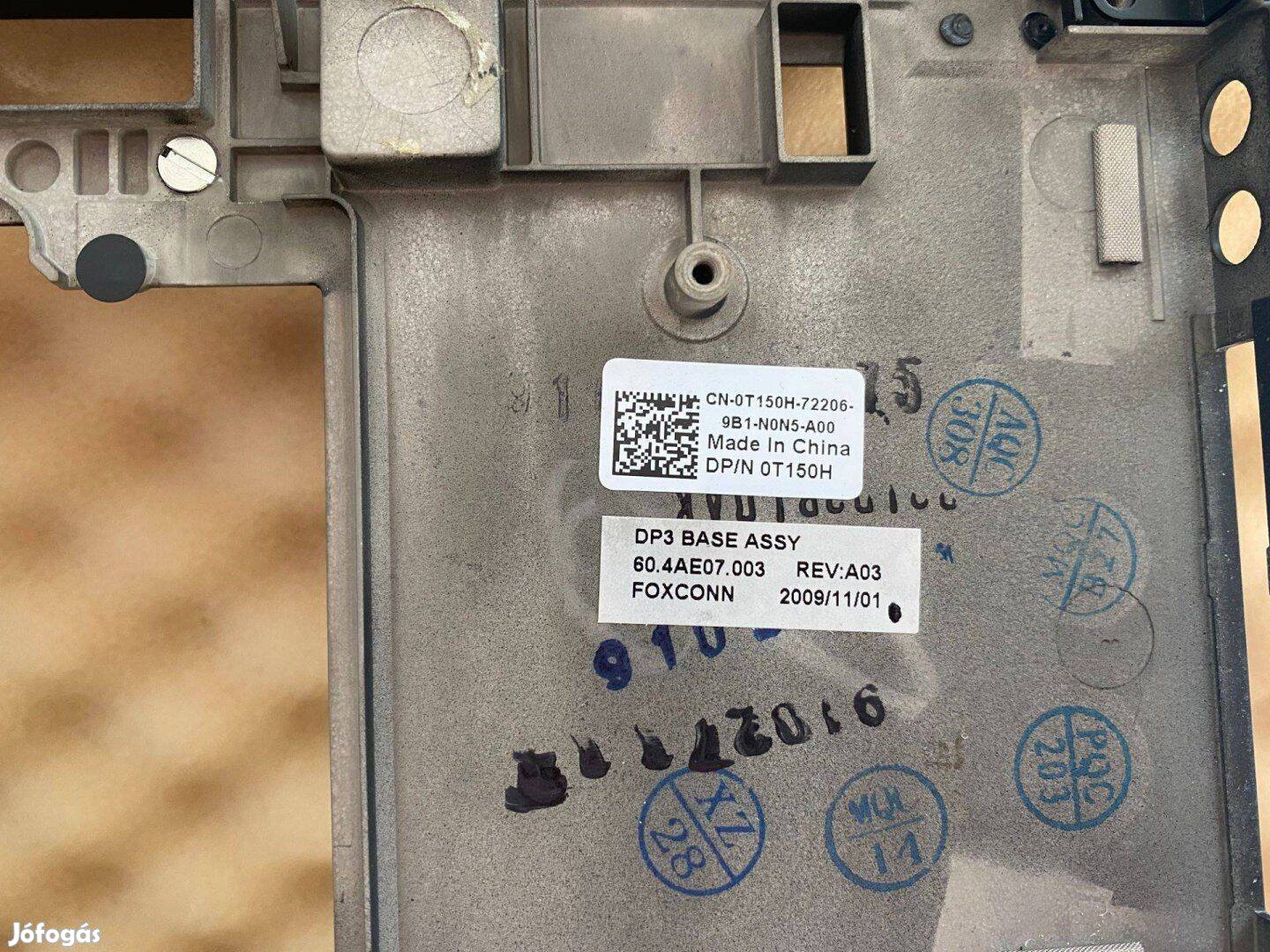 Új! Dell Latitude XT2 bottom base alsó ház bontott hibátlan
