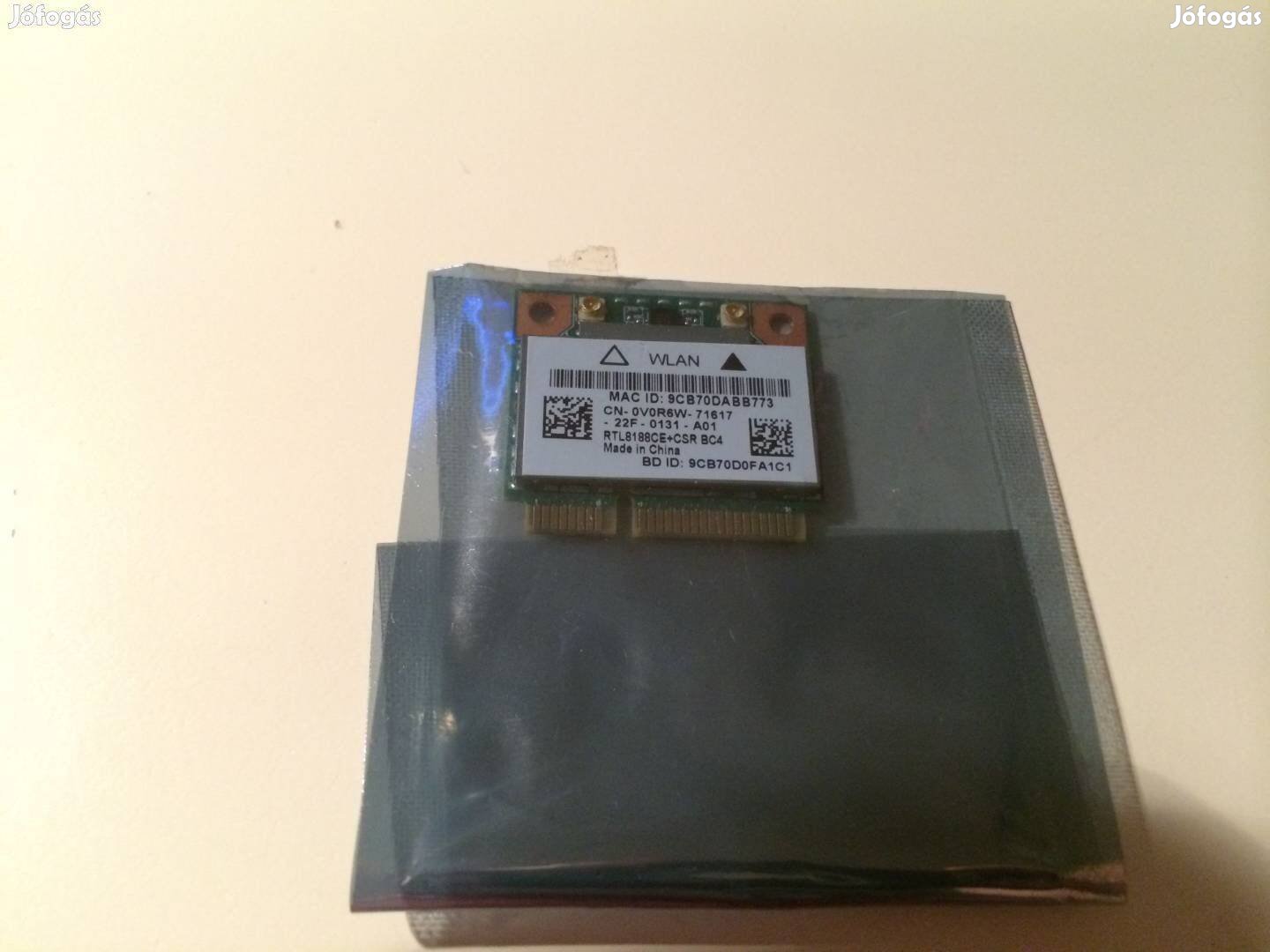 Új! Dell Mini 1018 WIFI WIFI Kártya WLAN Kártya V0R6W 0V0R6W