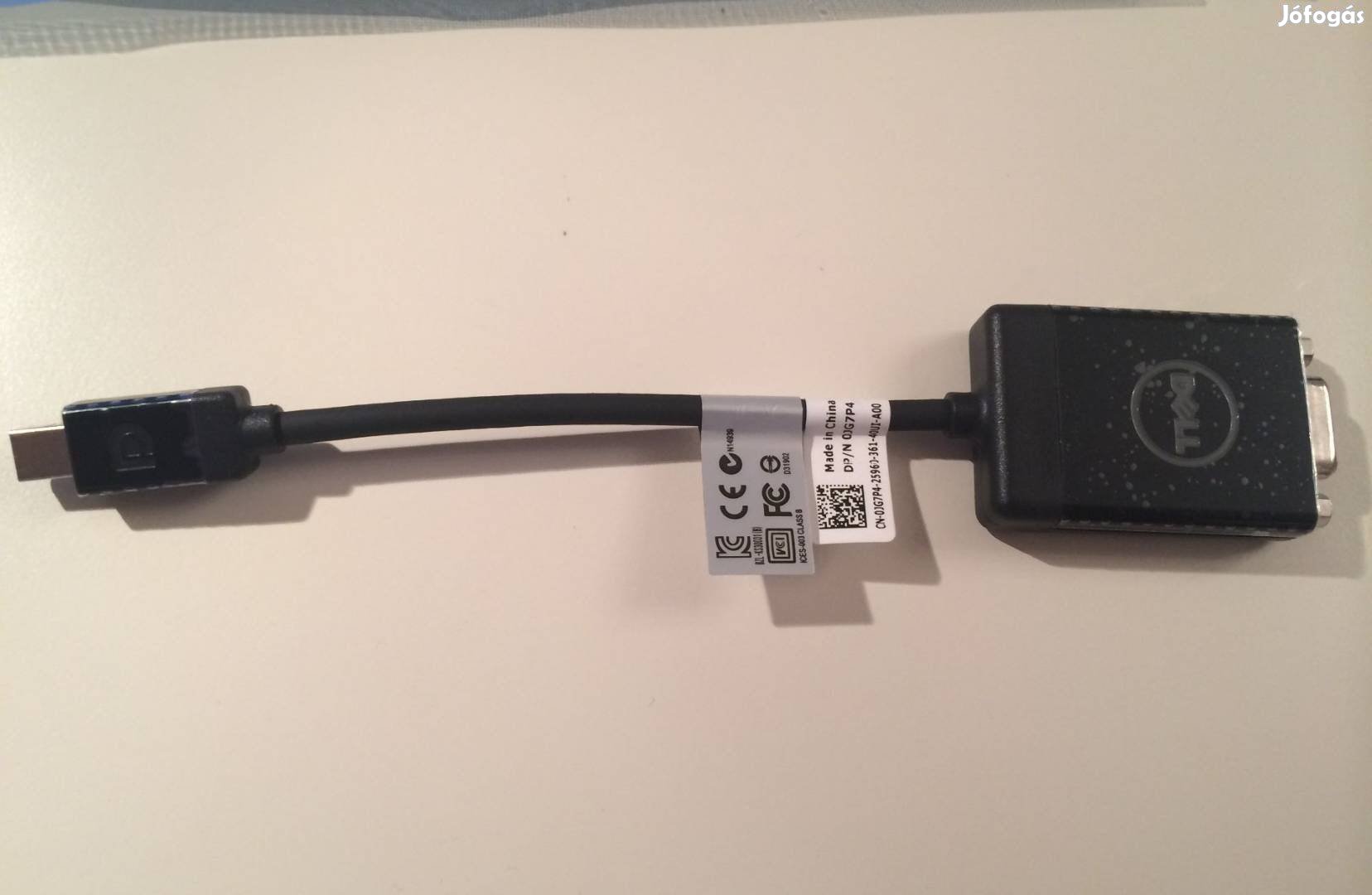 Új! Dell Mini Display TO VGA Kábel Átalakító Kábel Új JG7P4 0JG7P4
