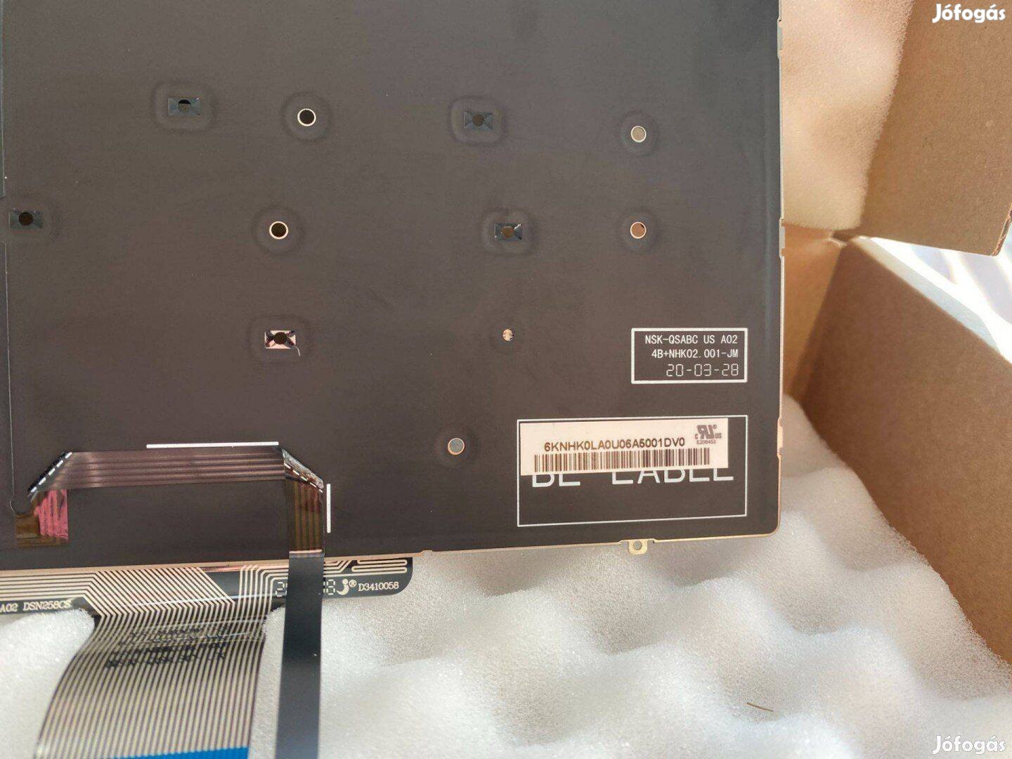 Új! Dell Precision 7550 világítós magyar billentyű Preicision 7750 VCM