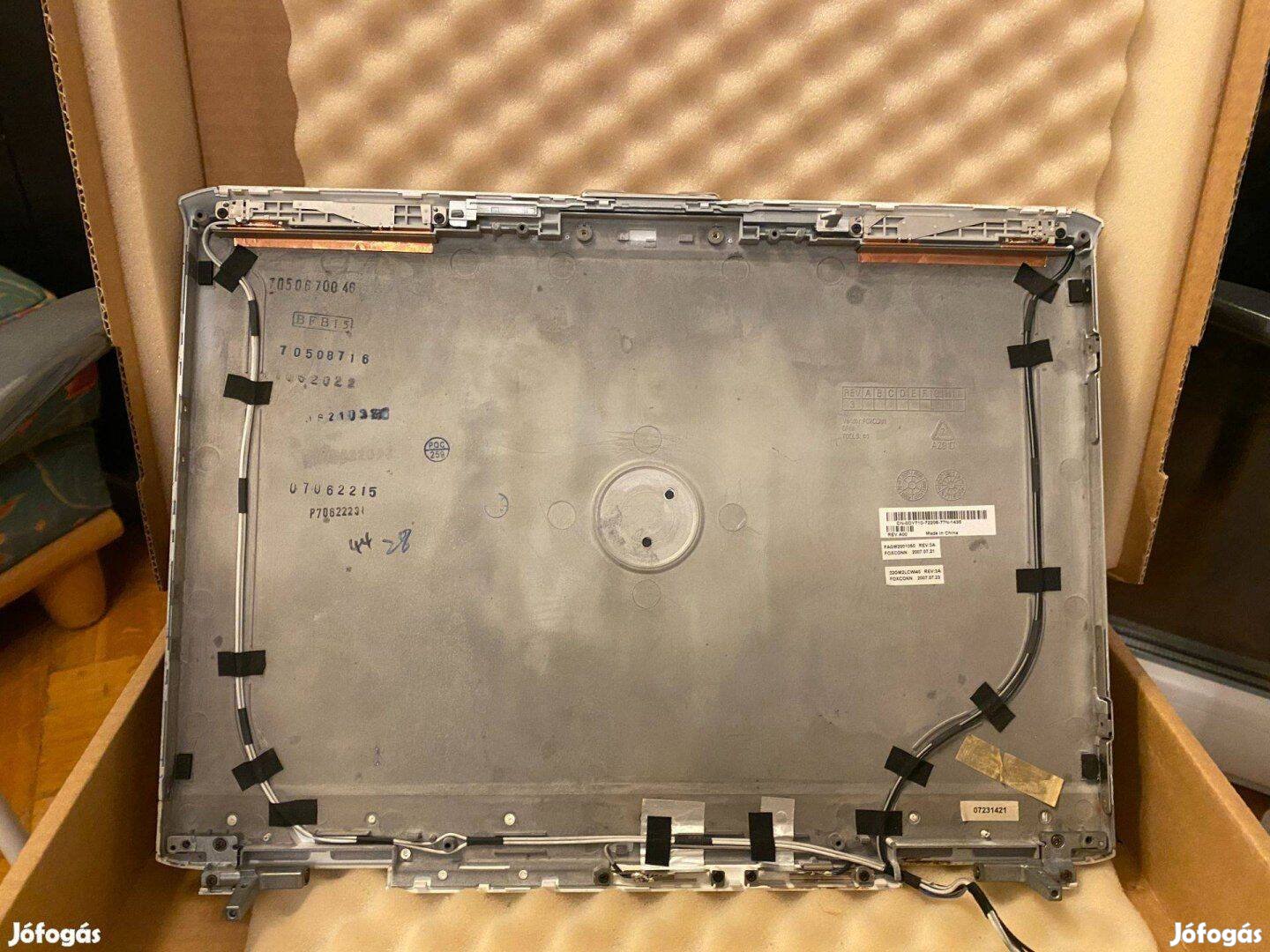Új! Dell Vostro 1720 fehér bontott fedlap zsanér Vostro 1721 fedlap DY