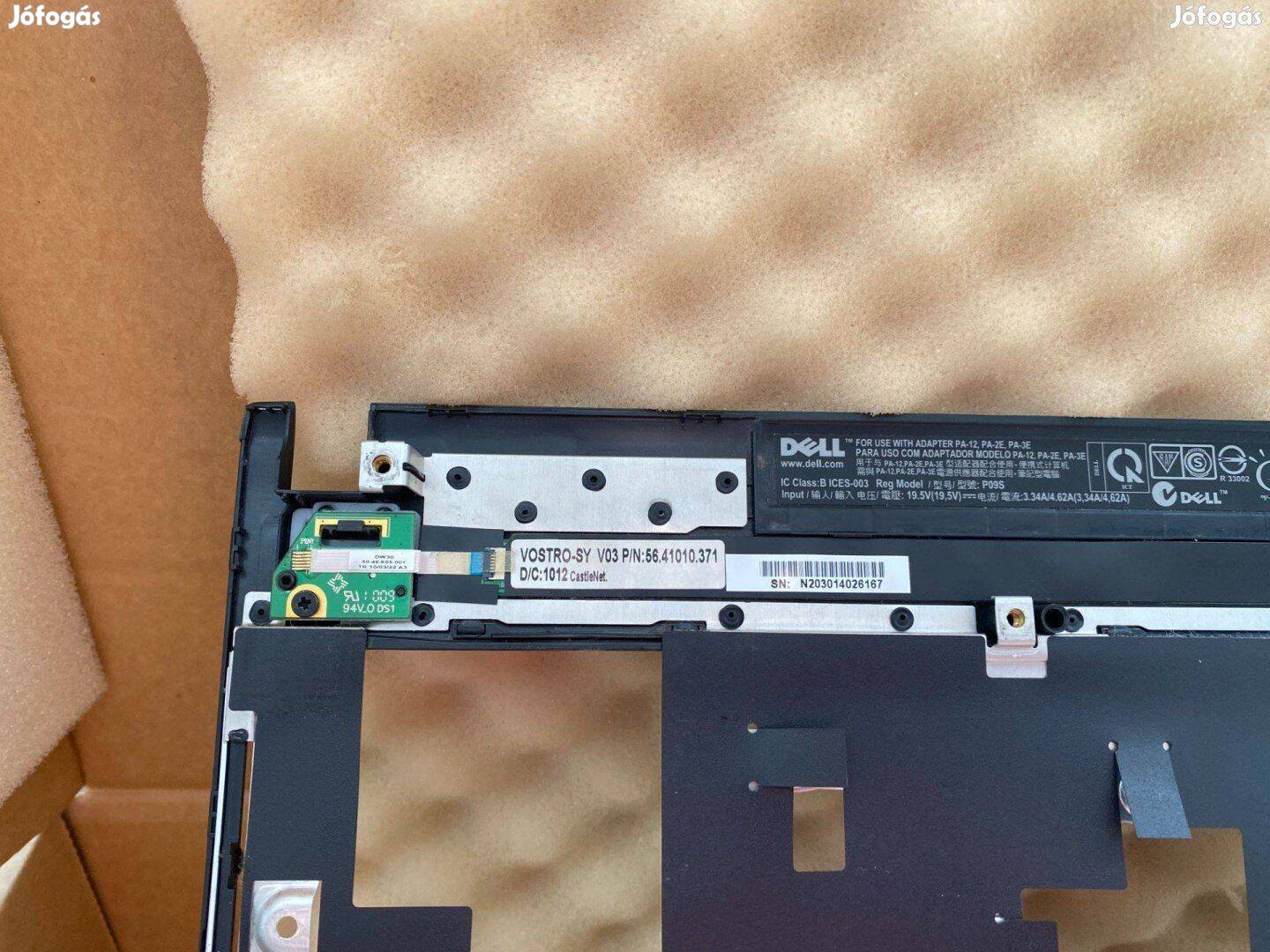 Új! Dell Vostro 3300 palmrest touchpadd bontott hibátlan Xdtc2 0Xdtc2