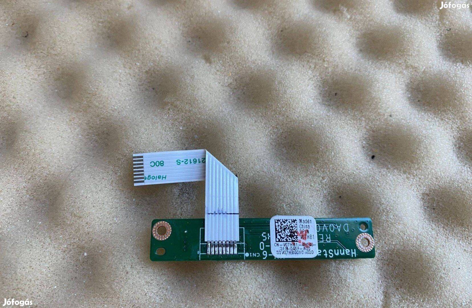 Új! Dell Vostro 3360 media button board bontott W07HB1 DA0V07TH6C1