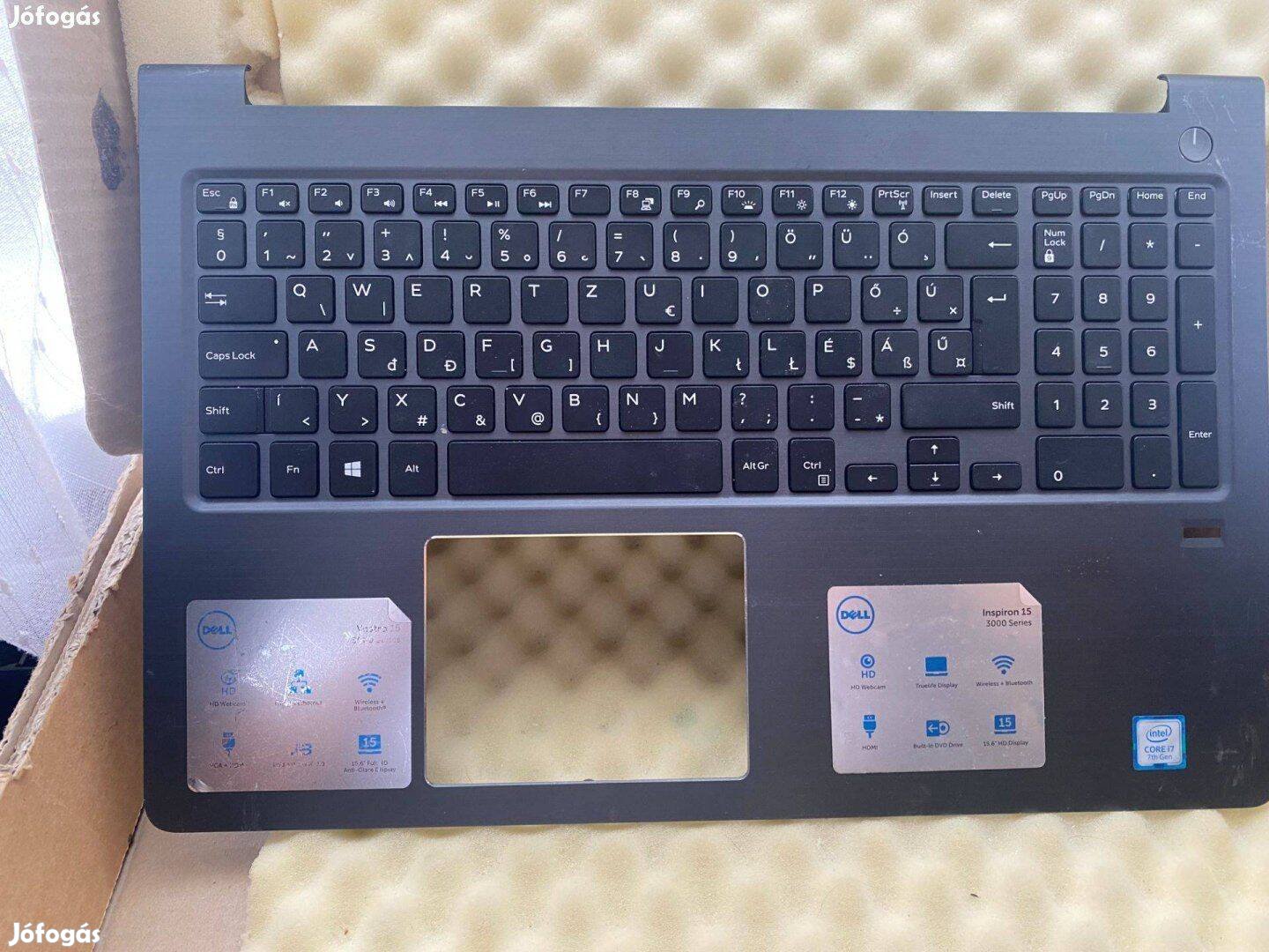 Új! Dell Vostro 5568 magyar világítós billentyűzet hibás W53W1 Tjrhx