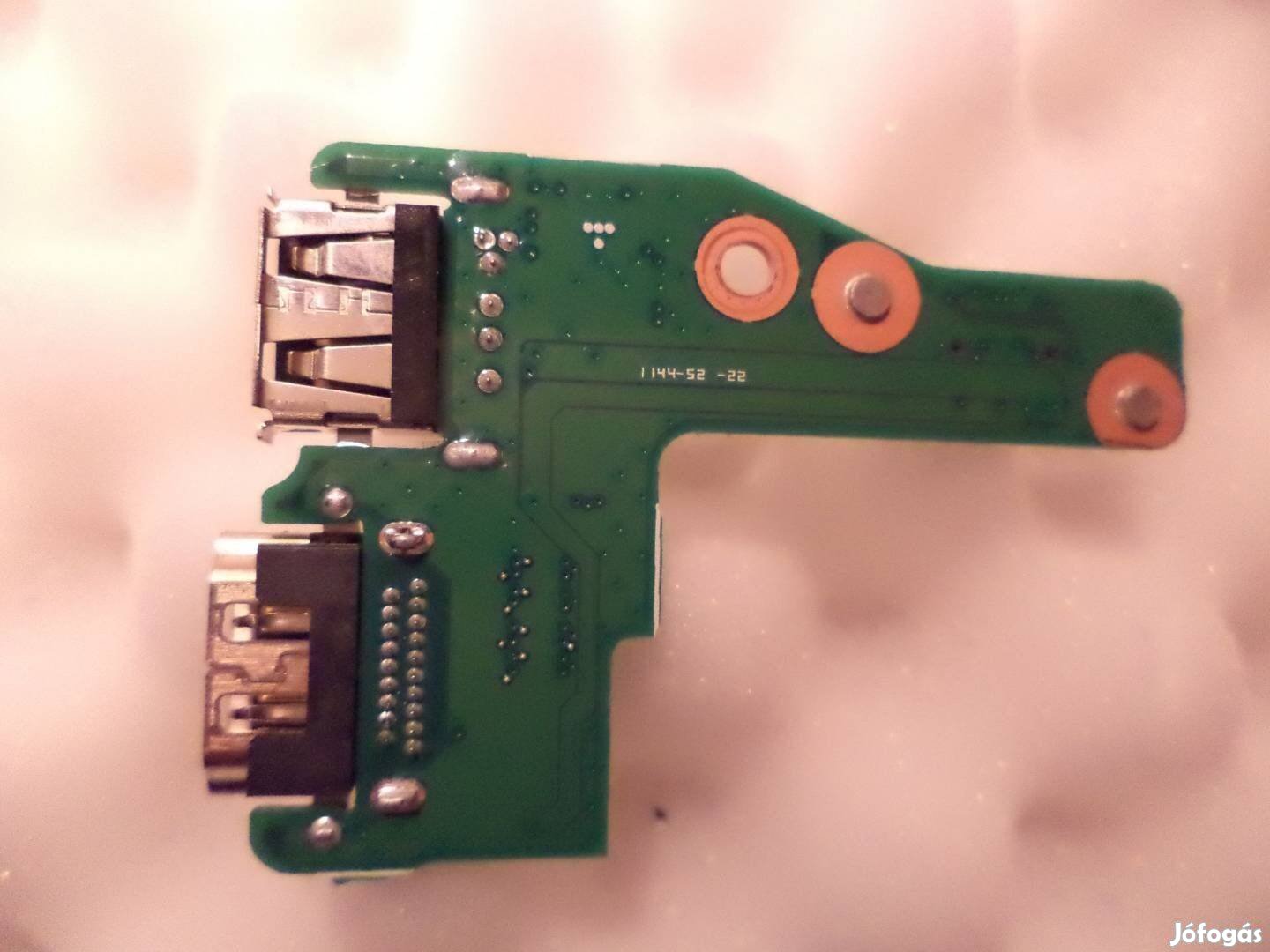 Új! Dell Vostro V131 HDMI USB PORT Board 48.4ND04.011