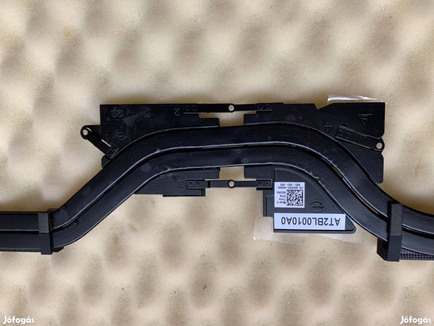 Új! Dell XPS 15 XPS 9570 heatsink hűtőborda hűtés 0G5N3 00G5N3