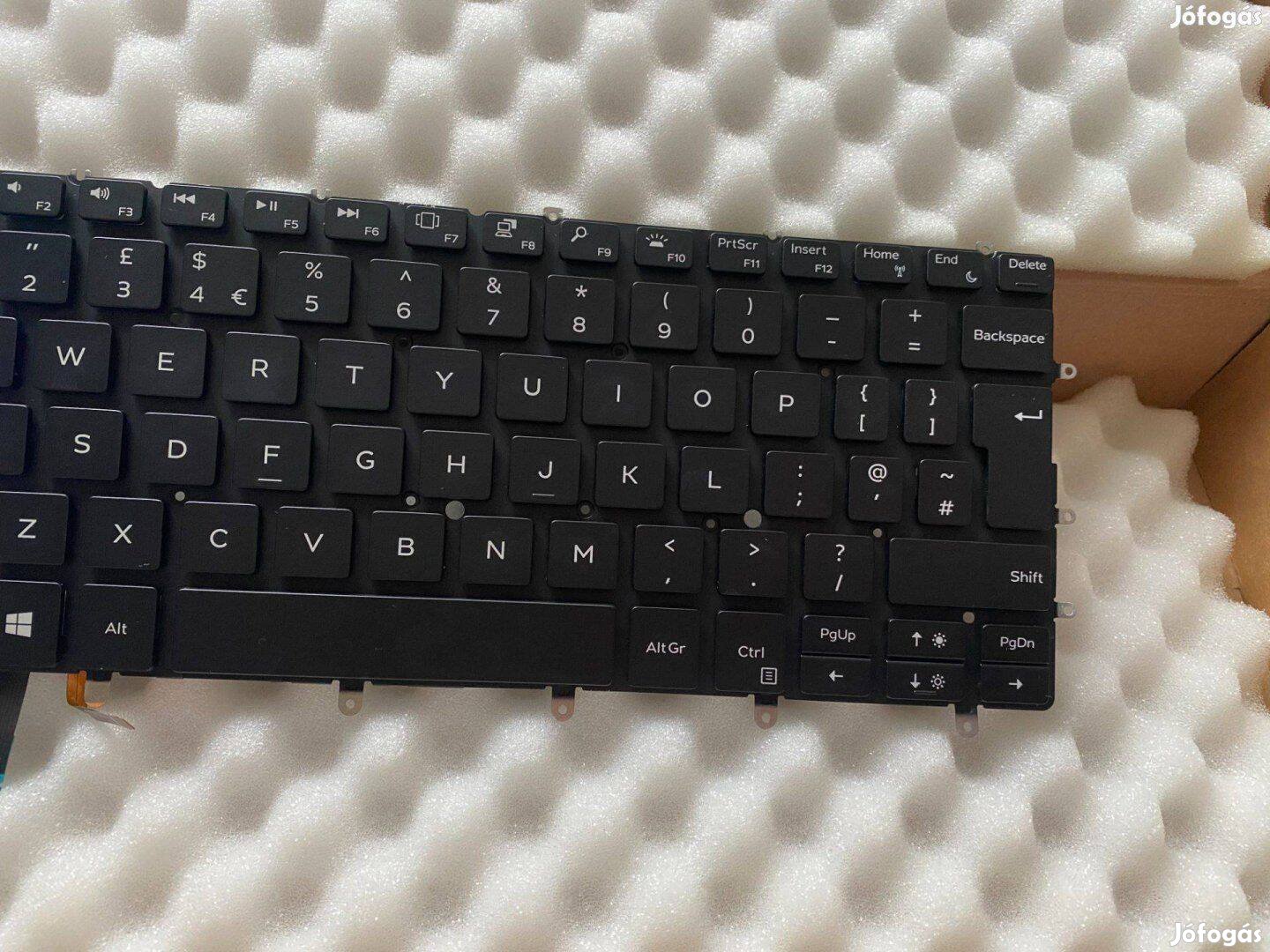 Új! Dell XPS 9370 angol világítós billentyűzet XPS 9380 PK1320C2A15 82