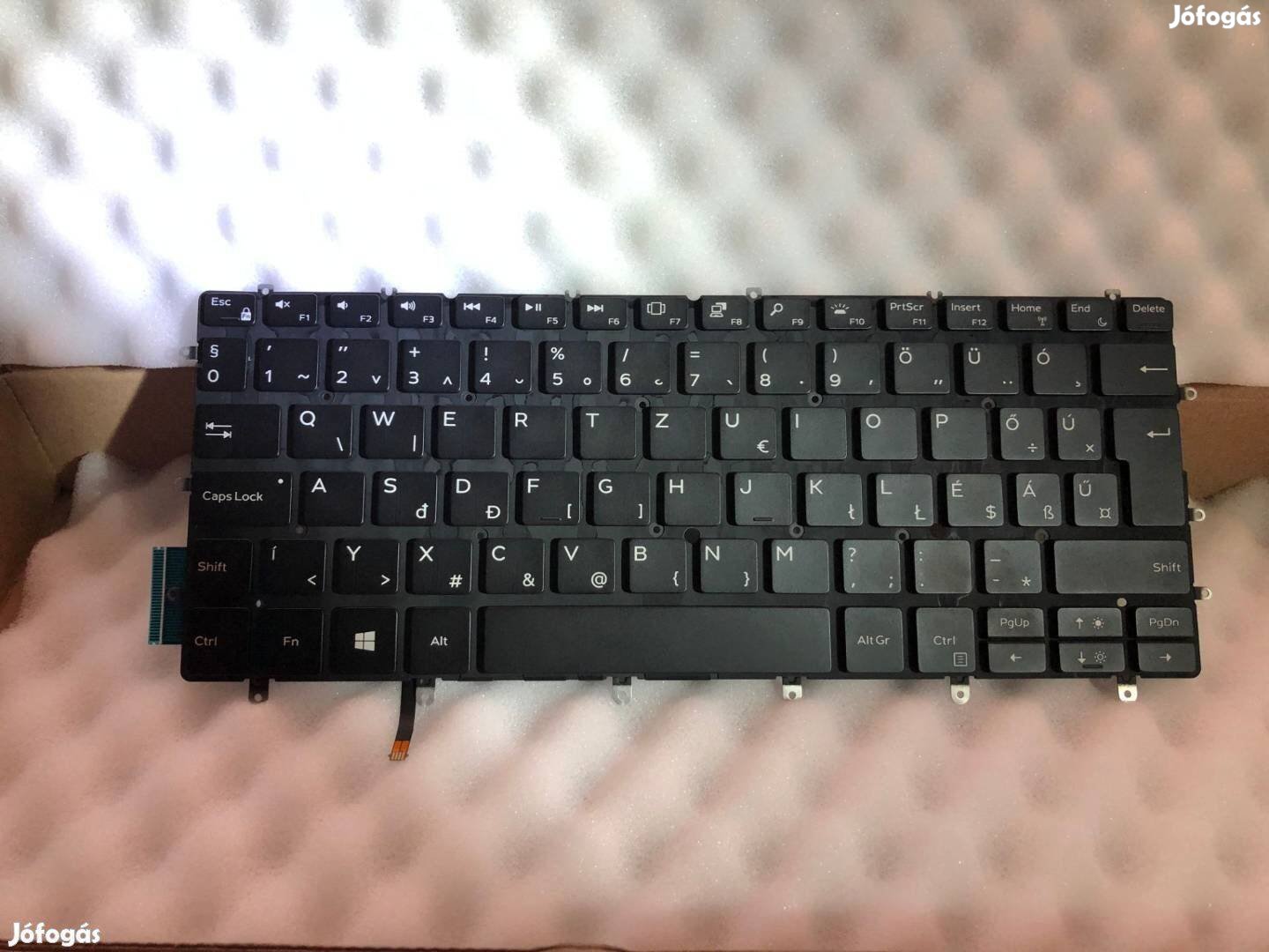 Új! Dell XPS 9370 magyar világítós billentyű Fjcp8 PK1320C1A29 NSK-EN0