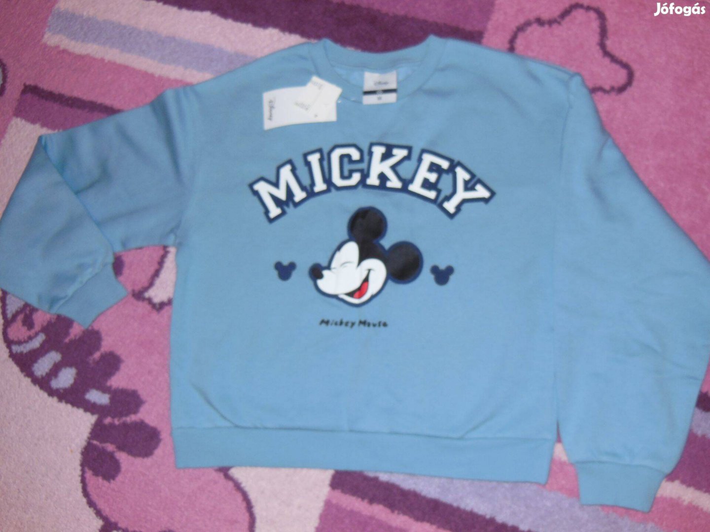 Új! Disney Mickey egér mintás pulcsi. pulóver. M
