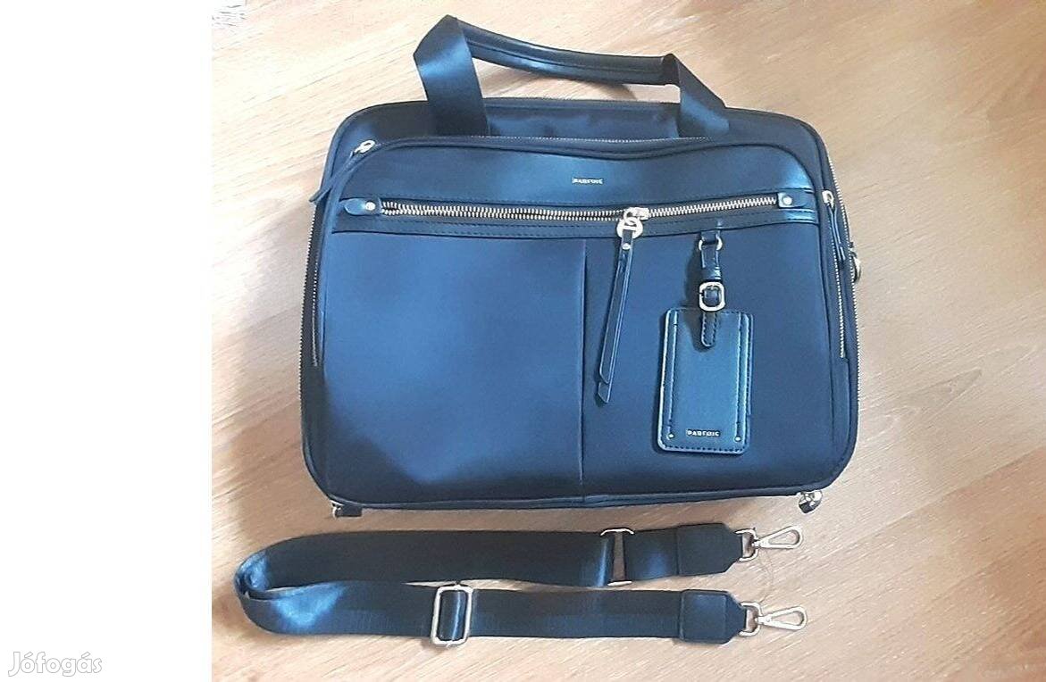 Új! Elegáns, fekete színű, 10 rekeszes Parfois laptoptáska eladó