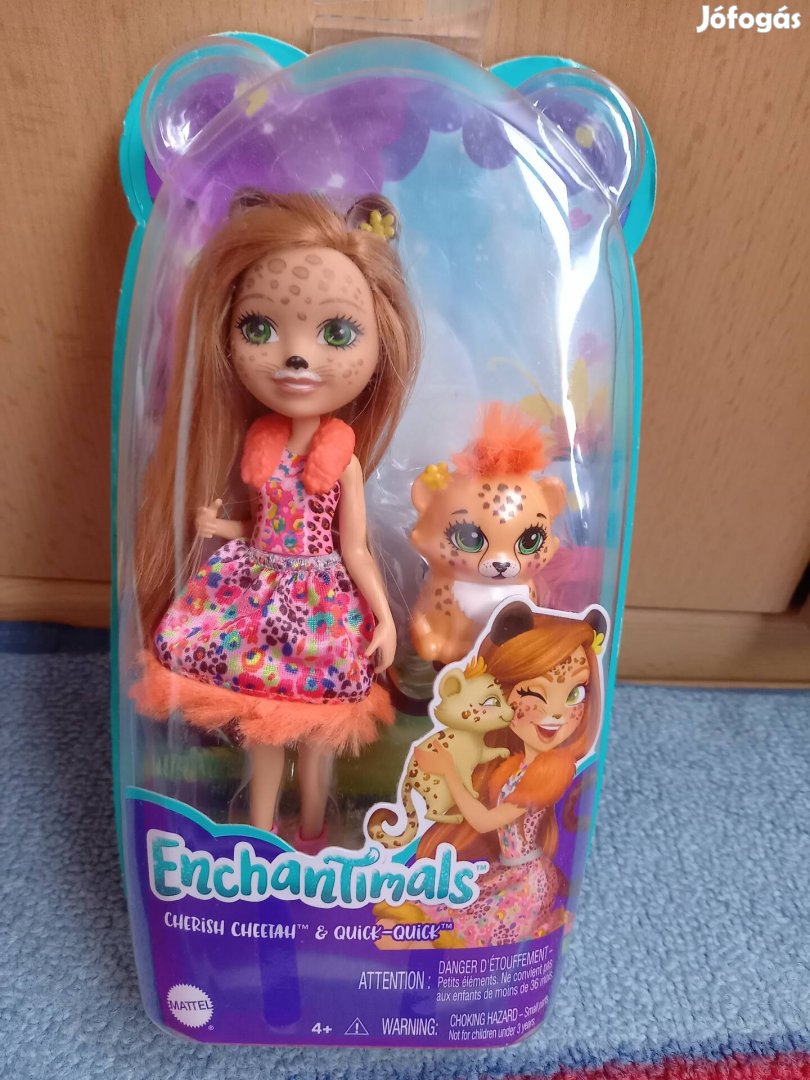 Új! Enchantimals Cherish Cheetah jaguár