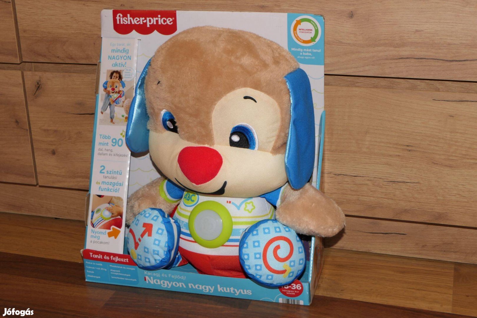 Új! Fisher Price Nagyon nagy kutyus Tanuló oktató baba játék