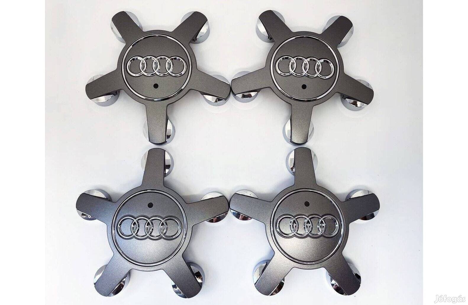 Új, Gyári Audi csillag felni kupak, felni közép, porvédő