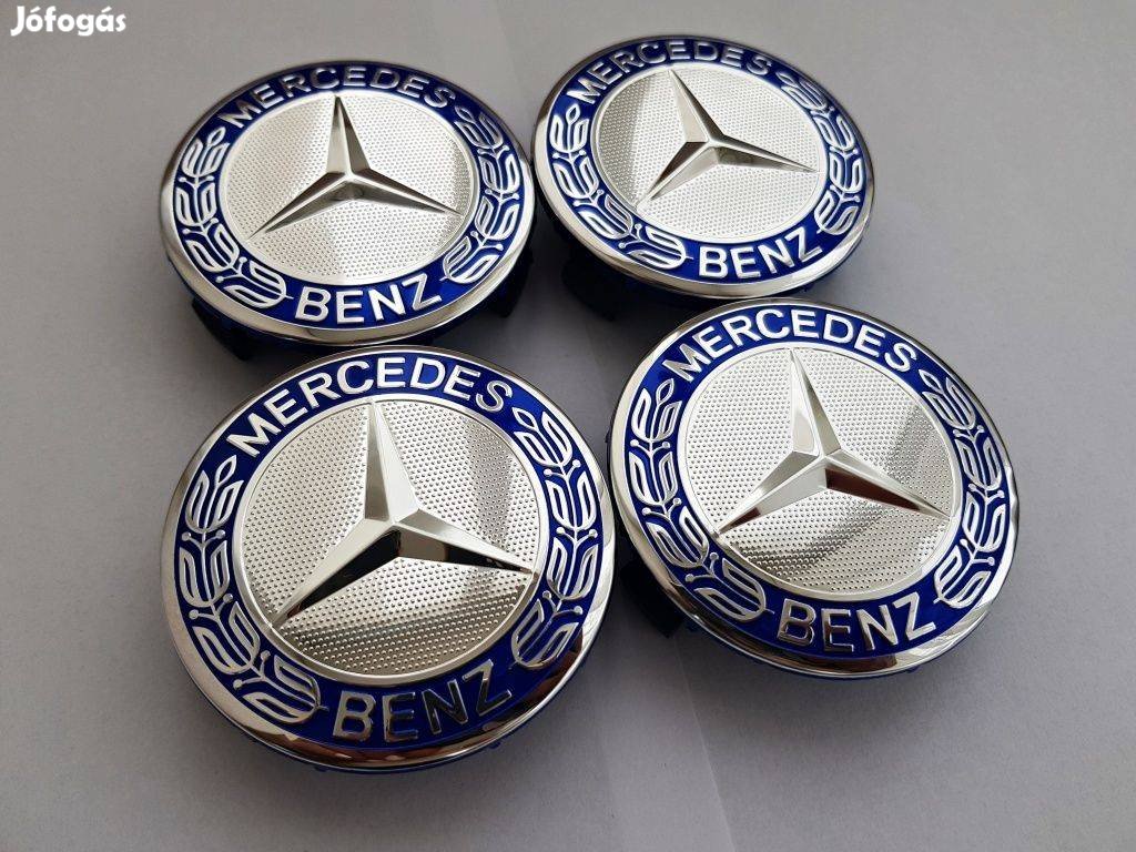 Új, Gyári Mercedes felni kupak, felni közép, porvédő (75MM)