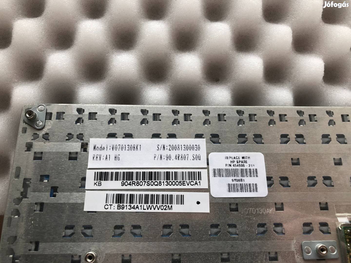 Új! HP Compaq 2710P magyar billentyűzet 2730P magyar billentyű 454696-