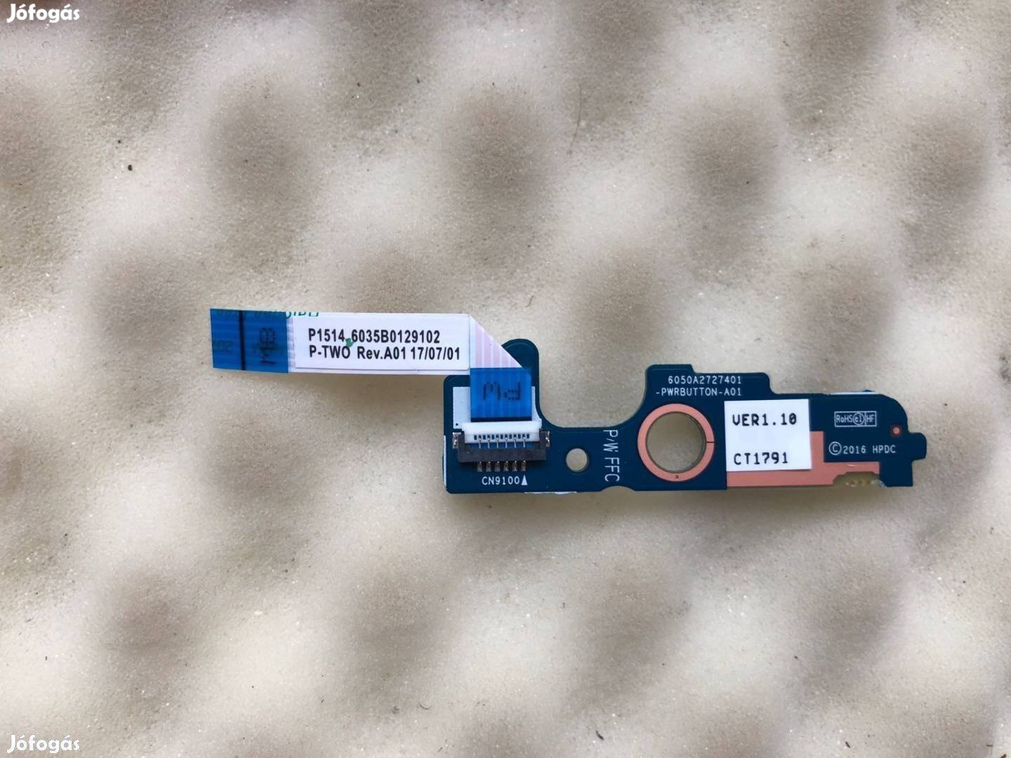 Új! HP Elitebook 840 G3 bekapcsoló gomb power button 837208-001 821169