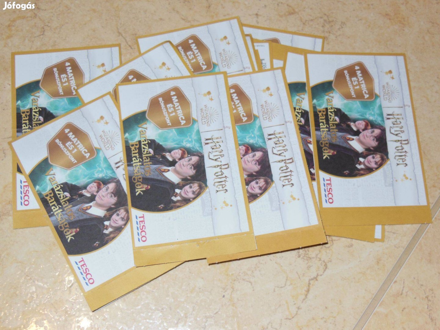 Új, Harry Potter matrica csomag, 16 db
